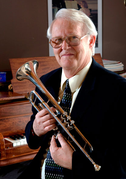 Dave Nelson with trumpet